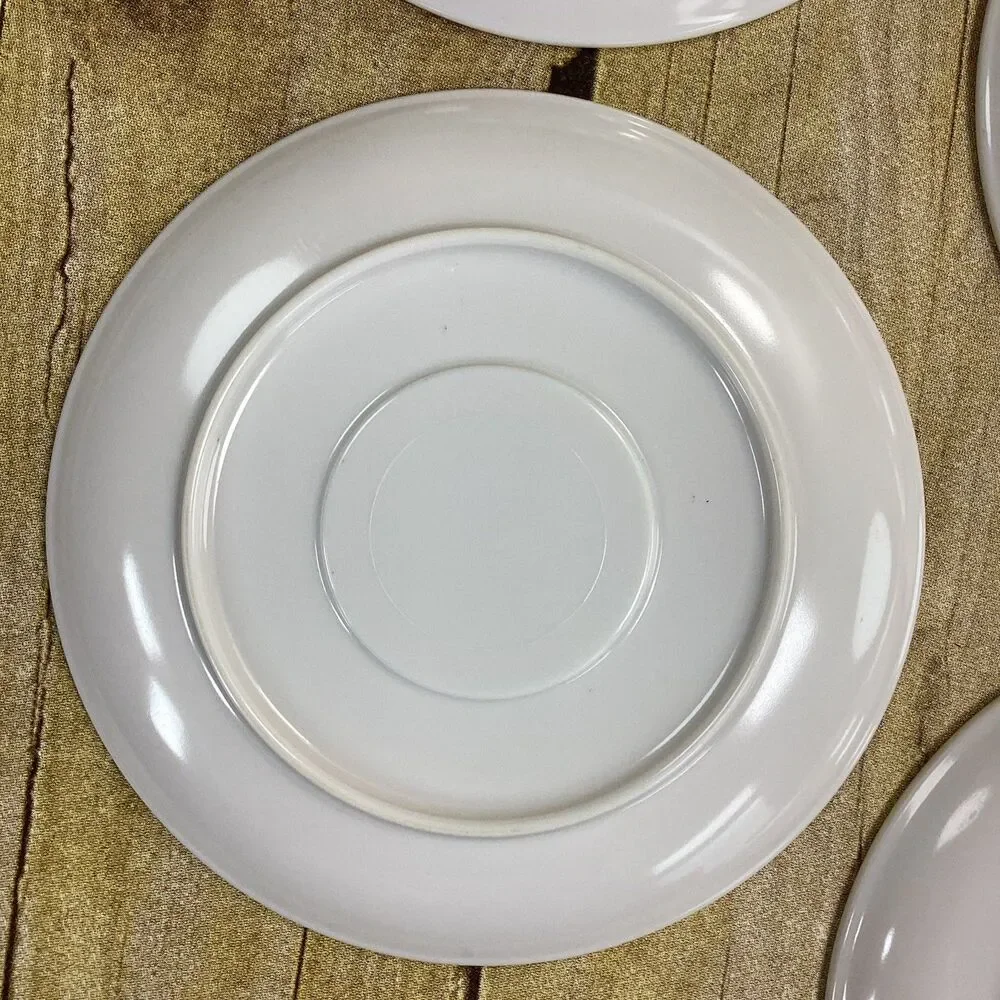 Vintage Fruit Harvest Melamine Plate Saucer Lot Of 7 1960s 5.75